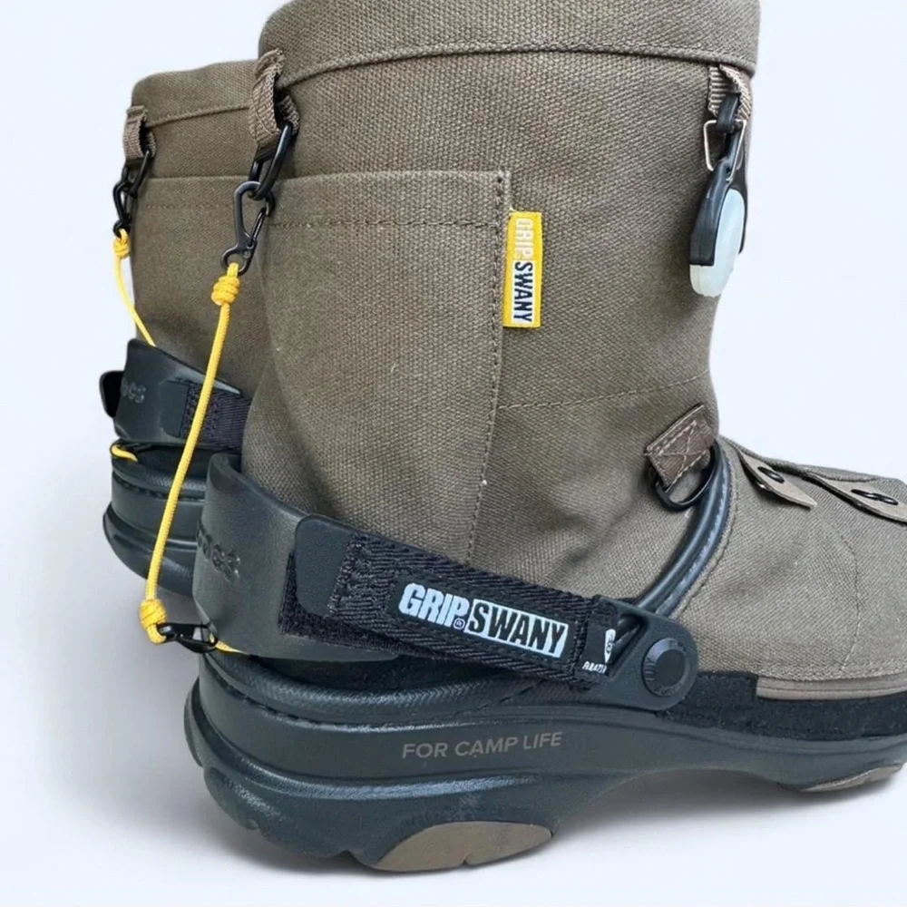 Crocs x GRIP SWANY x atmos Classic All-Terrain Clog Olive M13 Rare